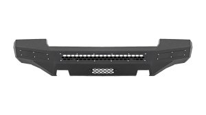 GMC Sierra 1500 Front Bumper - Rough Country - Fabricated | Prerunner | High Clearance - Flat Black - '07-'13 GMC Sierra 1500 Front Bumper - Rough Country - Fabricated | Prerunner | High Clearance - Flat Black - '07-'13